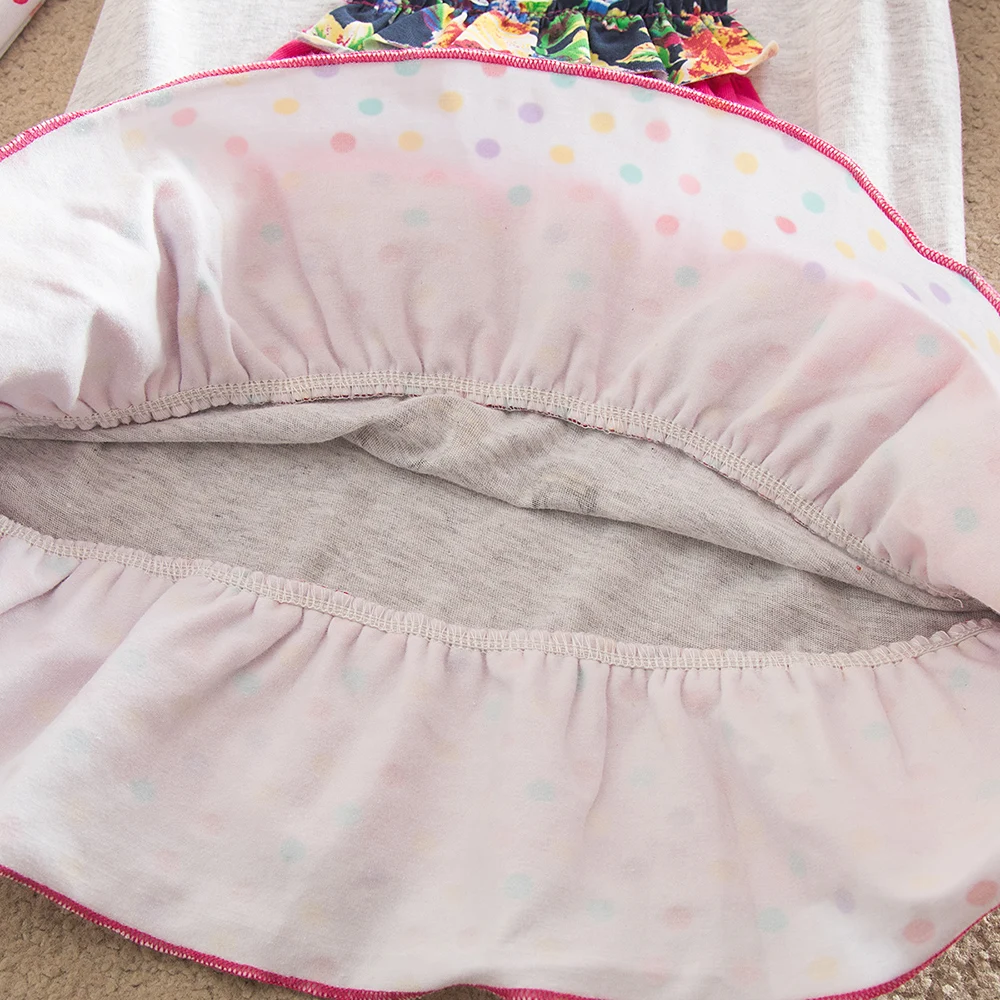 VIKITA/платье для девочек Сезон осень-весна Повседневные платья принцессы Детское