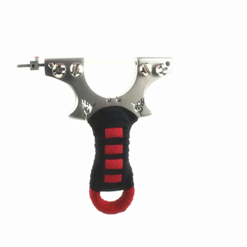 

Профессиональный катапульты из нержавеющей стали охотничье оборудование зажим Рогатка с плоской резиновой лентой свободный галстук съемк...