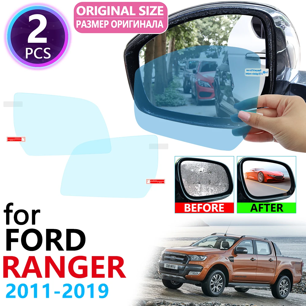 Для Ford Ranger T6 2011 ~ 2019 полноразмерное зеркало заднего вида противотуманная