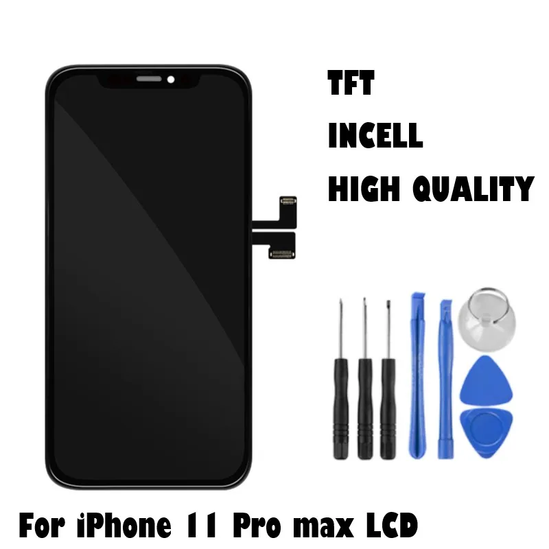 

LCD TOP INCELL For APPLE iPhone 11 Pro max LCD Screen Digitizer Assembly Replacement Parts 3D Touch High Brightness TFT