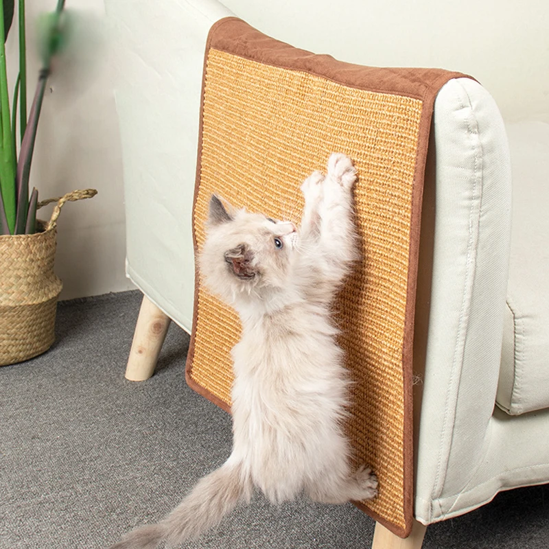 

Cat Scratching Mat Scratch Board for Sofa Protection Sisal Mat Anti Scratch Bed Kitten Claw Grinder Products Cat Toy Accessories