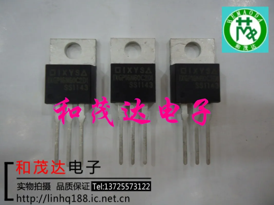 Новые и оригинальные IXGP16N60C2 TO 220 IGBT 600V 16A MOS|Индукторы| |