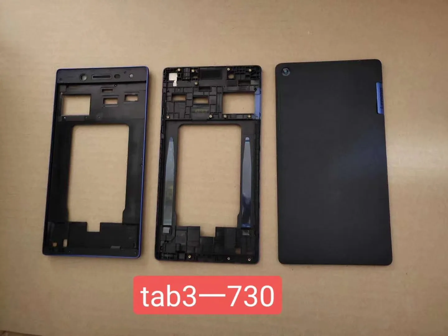 Tab3 оригинальный корпус для Lenovo Tab 3 730 Крышка батарейного отсека Передняя средняя