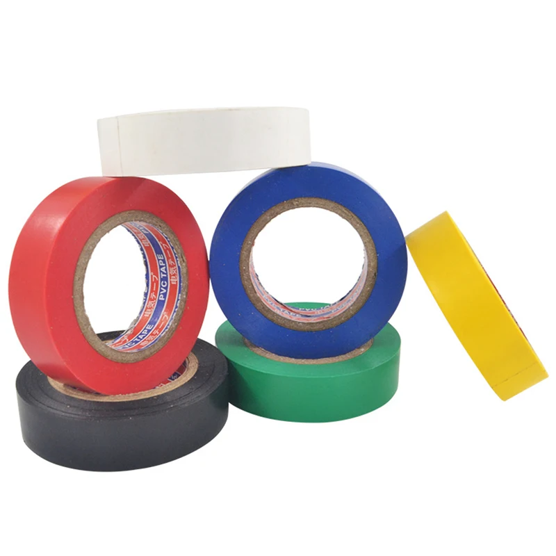 Изоляционная лента пластиковая электрическая водонепроницаемая ПВХ красная