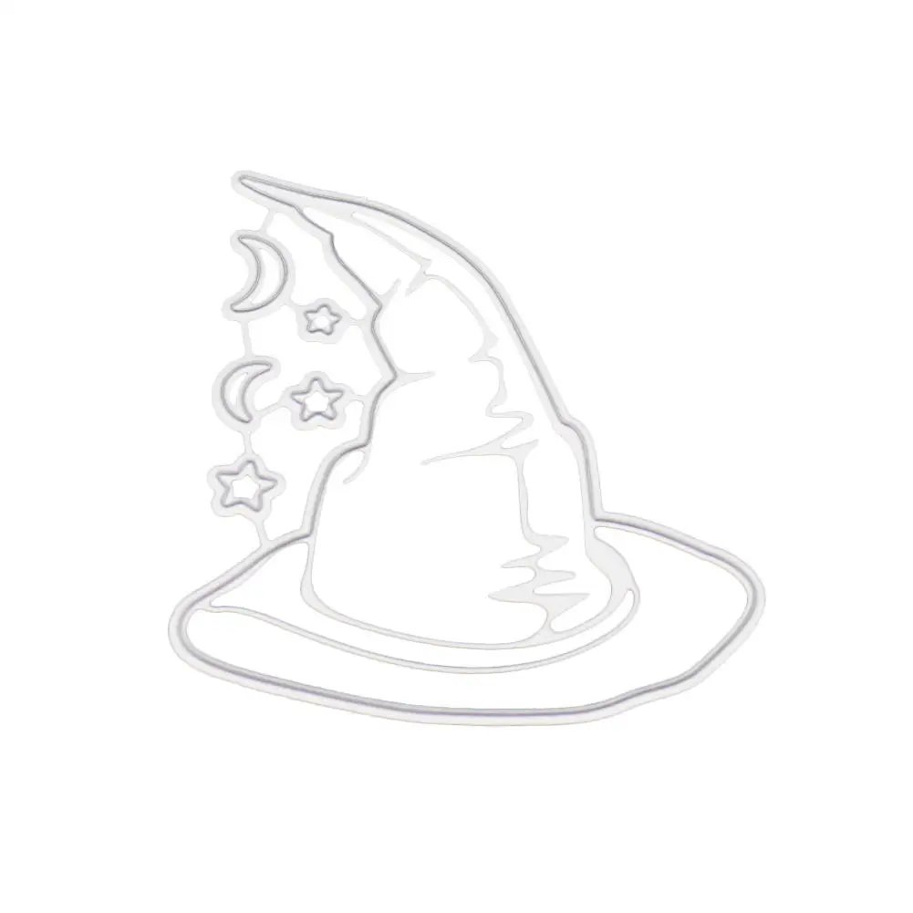 Новинка Хэллоуин серия мультфильм ведьма шляпа шаблон декоративные