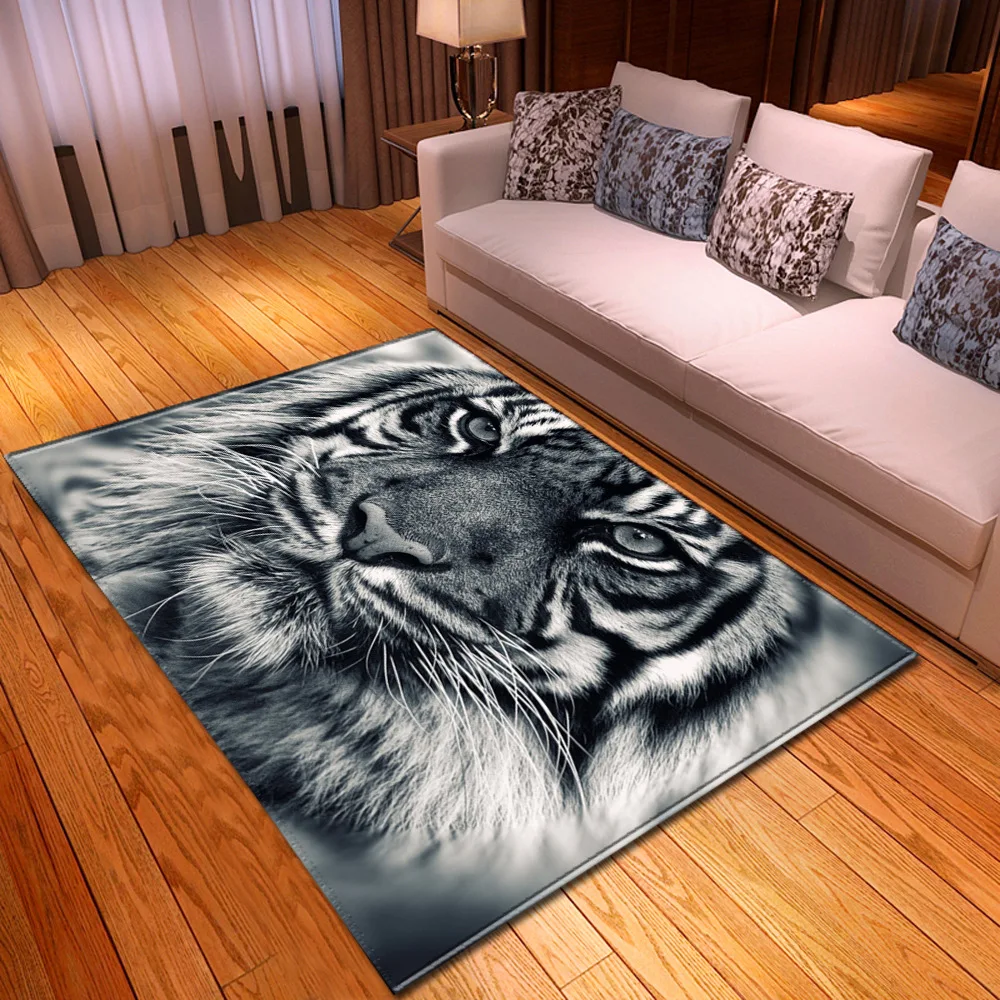 

Animal wolf 3D Printed Carpets Child Bedroom Play Tent Area Rug Home Decor Carpet Kids Room Crawl Floor Mats Baby Toys Gift Rugs