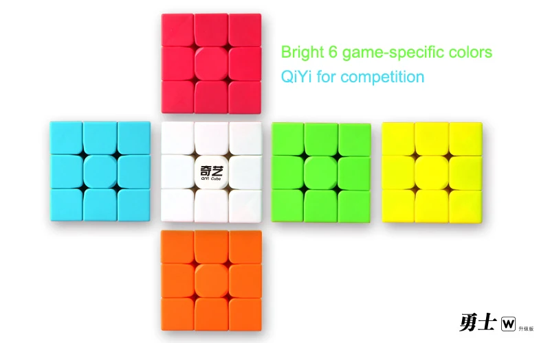 QiYi Warrior W 3x3x3 профессиональный магический куб соревнование скорость головоломка Кубики Игрушки для детей Дети куб игры-конкретные 6 цветов