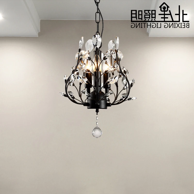 

Modern Creative Led Crystal Lamp K9 Crystal Pendant Light Dining Room Living Room Hallway Crystal Light 220v/110v E14 luminaire