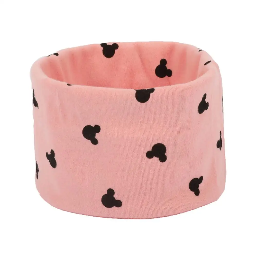 Детский хлопковый теплый воротник шарф с милым принтом детский воротником