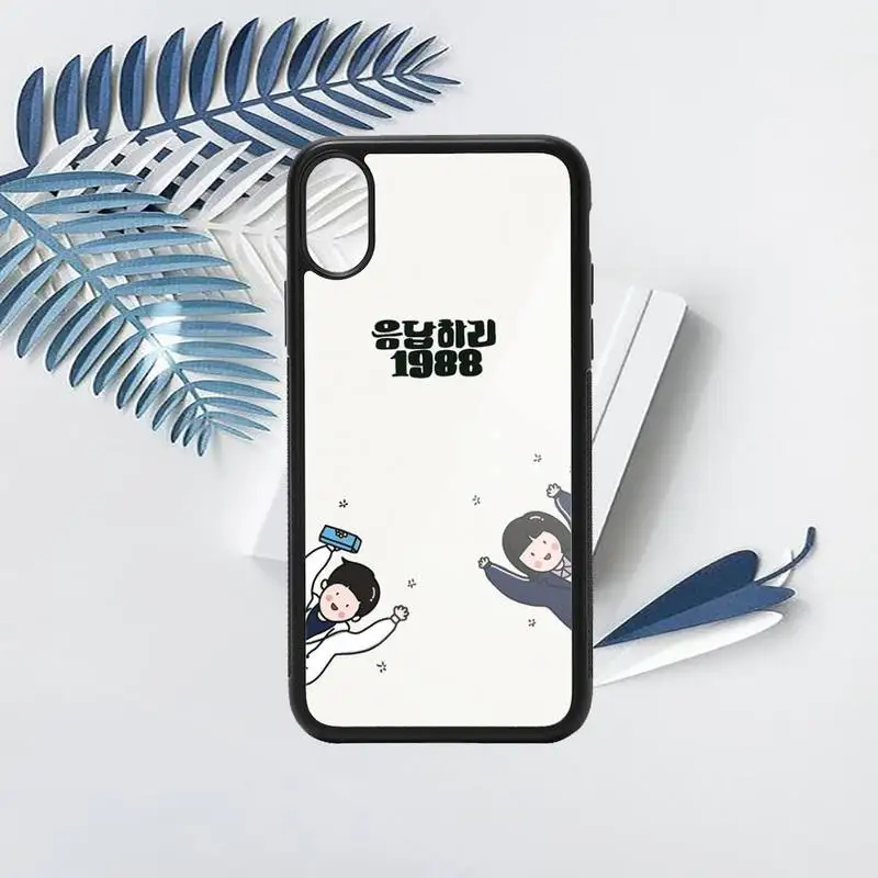 

Reply 1988 Korean tv show luxury trend Phone Case capa PC for iPhone 11 12 pro XS MAX 8 7 6 6S Plus X 5S SE 2020 XR mobile cover