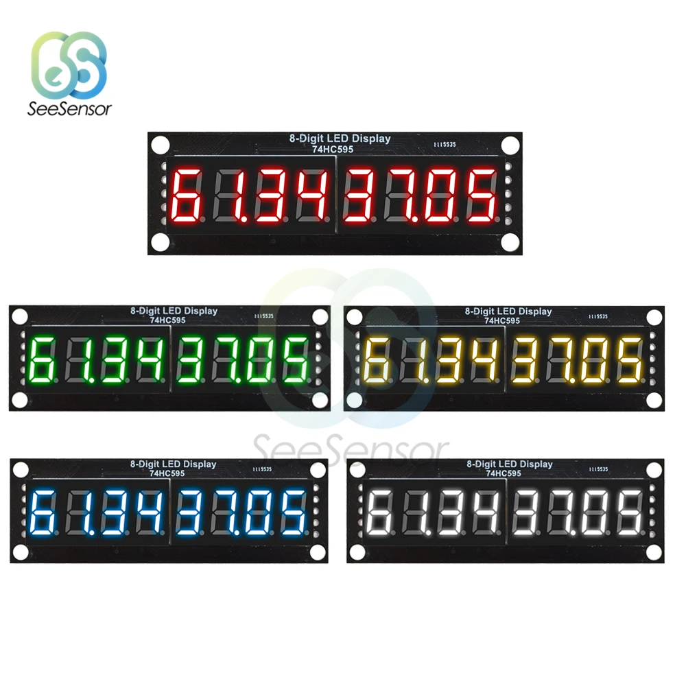 Модуль управления для микроконтроллера Arduino 74HC595 5 В 0 36 дюйма 8-значный