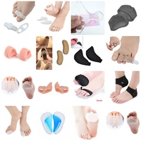 silicone orthotics xo type legs corrector gel arch support pad for flat foot orthotics orthopedic foot insoles corrector