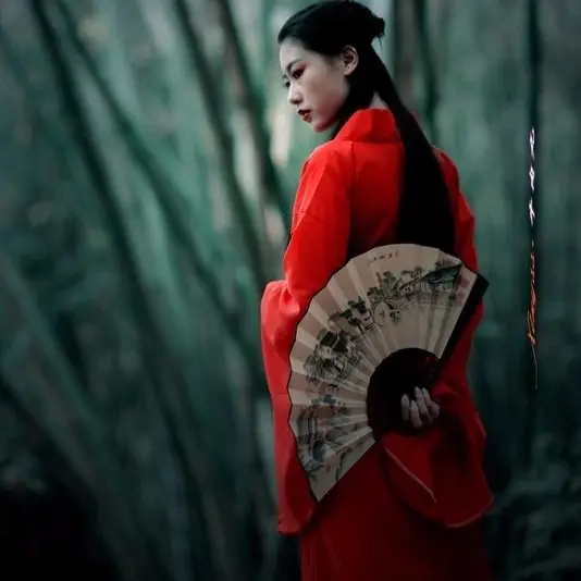 

Chinese Style Han Ming Dynasty Clothes Female Costume Woman Hanfu White and Red Kimono Outfit for Women