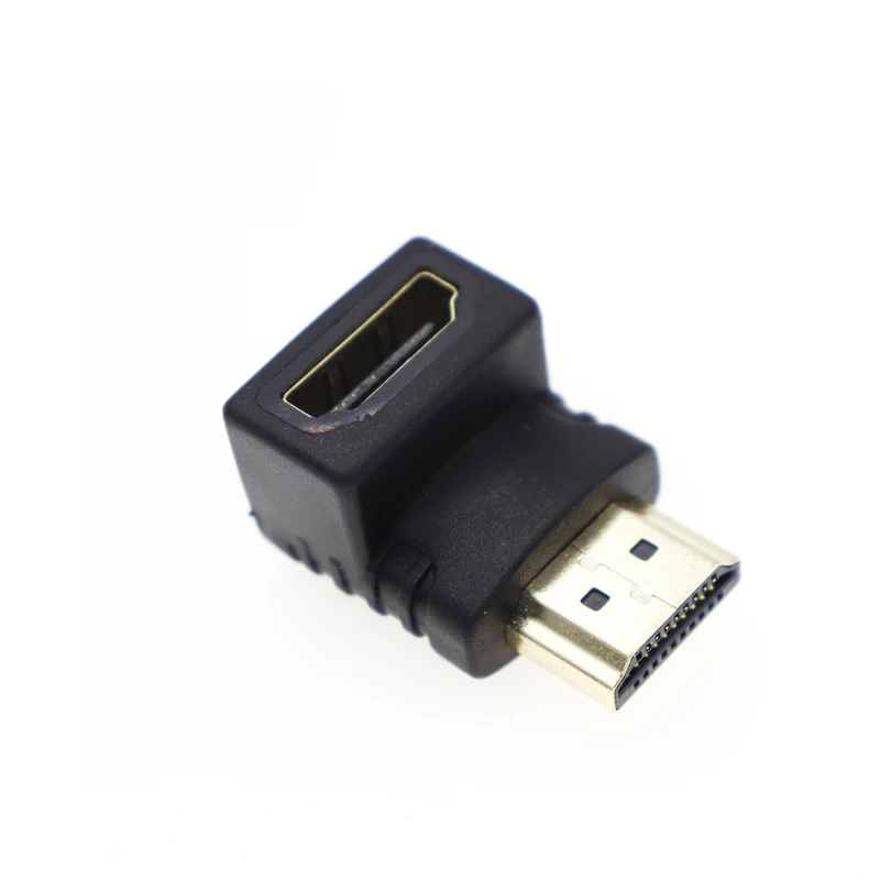 HDMI Мужской к женскому адаптер преобразователь удлинитель 90 градусов угол 1080P для