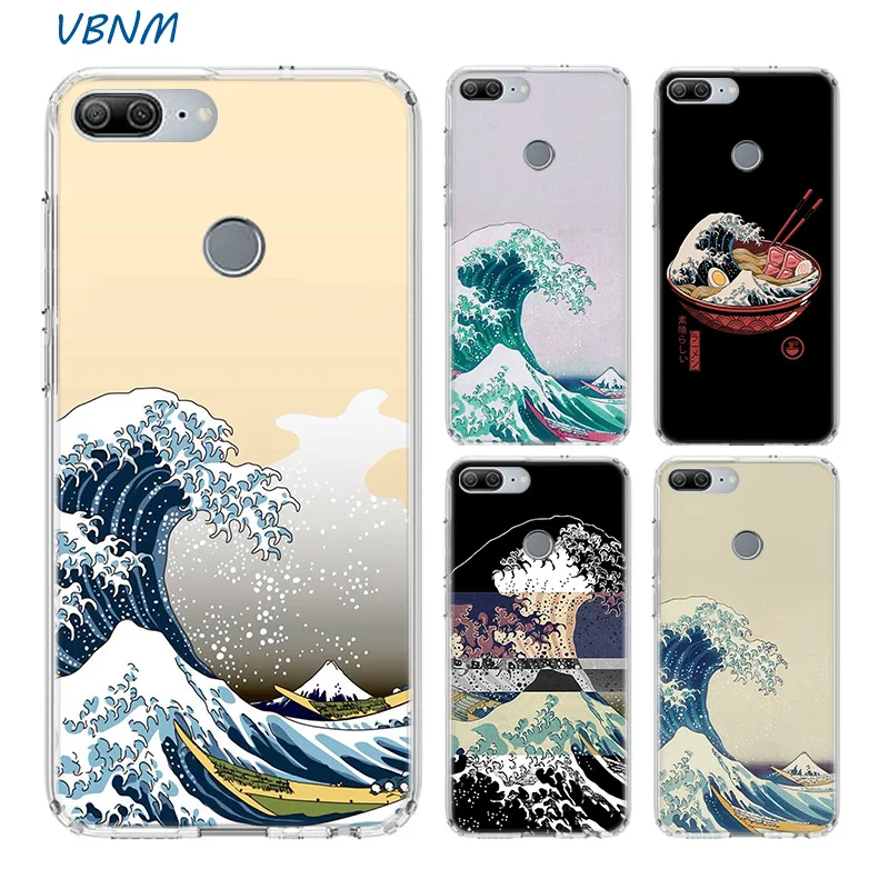 

Great Wave off Kanagawa Japan Fundas Heart Case For Huawei Honor 20 Pro 8X 9 10 lite 9X 8A 8C 8S V20 20i Y5 Y6 Y7 Y9 2019 Cover