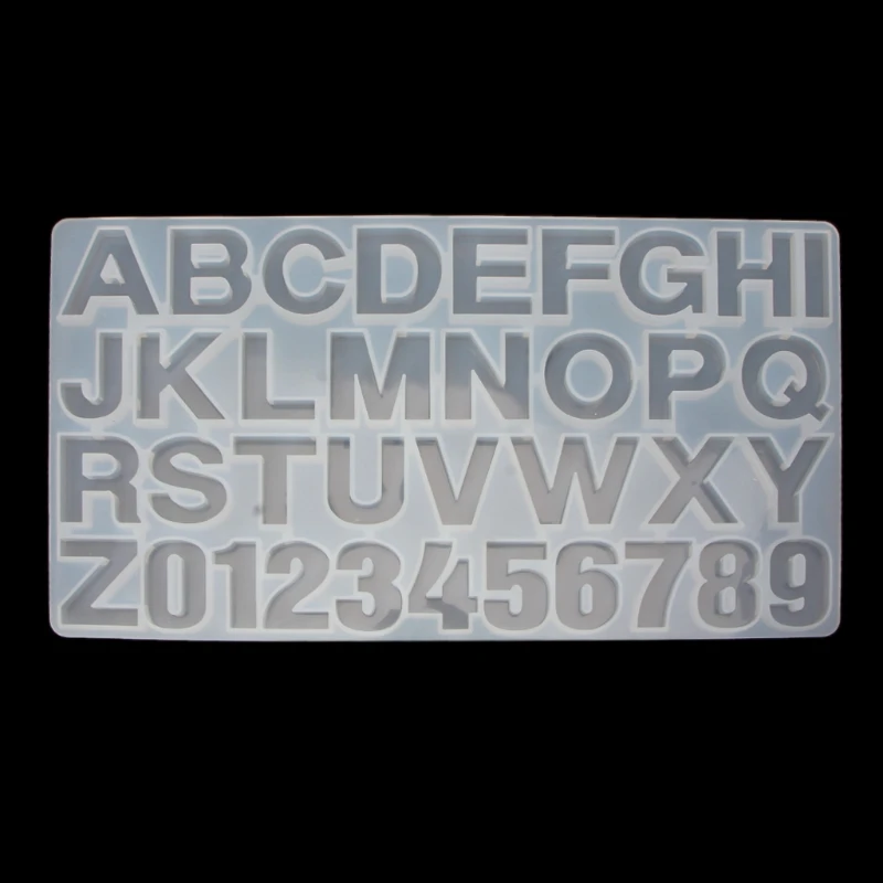 

2021 New 36PCS Handmade Jewelry Making Tool Alphabet Letters Numbers DIY Silicone Mould