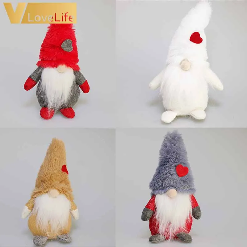 Рождественский новый плюшевый лесной человек с повязкой на ногу борода безликая