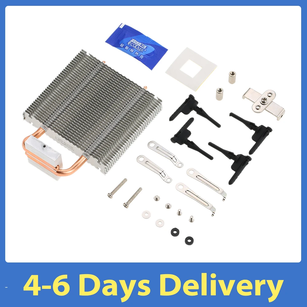 PCCOOLER HB 802 2 тепловые трубы радиатор Алюминий материнская плата