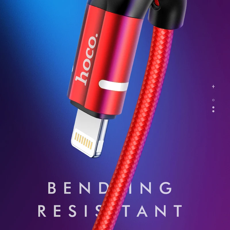 HOCO USB кабель для iPhone 11 Pro Max Apple Plug быстрое зарядное устройство передачи данных X XS 8 7