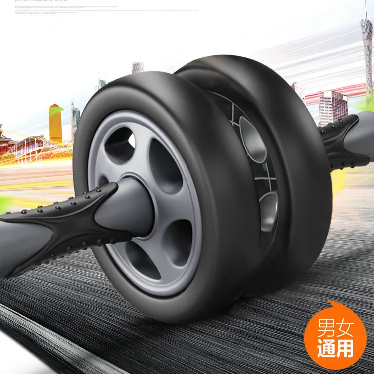 Бесшумное колесо для брюшного пресса JUFIT двухколесный Ab-ролик рандомные