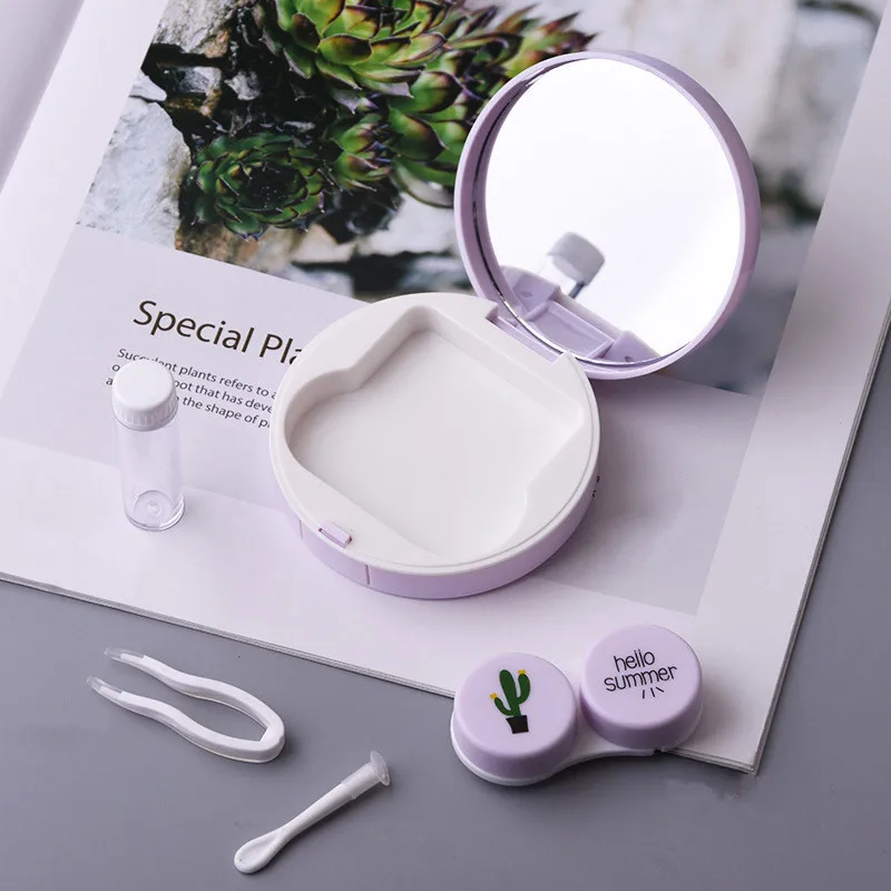 Дорожный зеркальный набор для чистки линз с фламинго | Аксессуары одежды