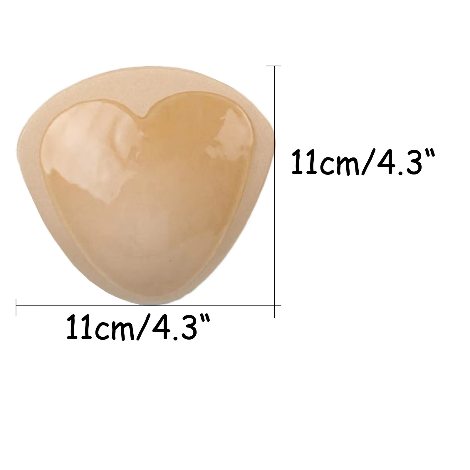 

1 Pair Women Reusable Self Adhesive Silicone Lift Up Breast Nipple Cover Bra Pad Invisible Breast Bra Inserts for Party Dress