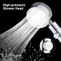 360 rotated high pressure handheld shower water saving spray head home bathroom pressurized massage shower head universal shower