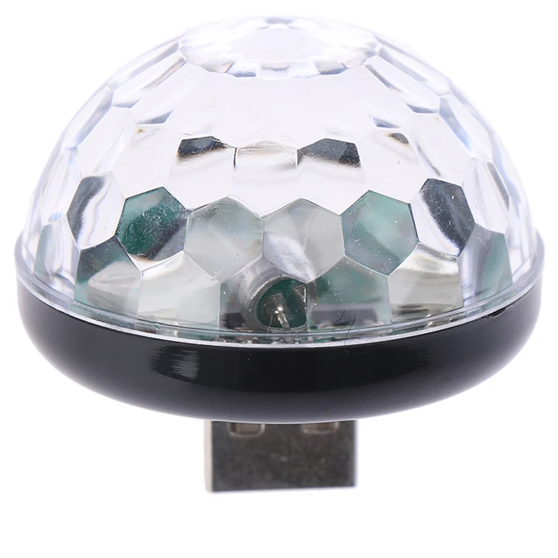 

1x Car USB RGB Mini Interior Atmosphere Neon Light Colorful Music LED Decor Lamp
