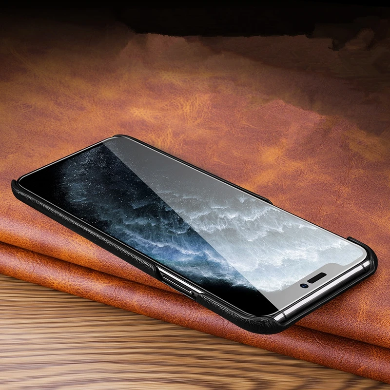 real leather case for iphone 11 pro max case luxury genuine leather phone cases for iphone xs max xr x back cover funda capa free global shipping
