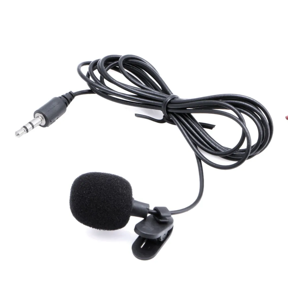 Мини портативный микрофон конденсатор клип на лацкане Lavalier Mic проводной Mikrofo/Microfon