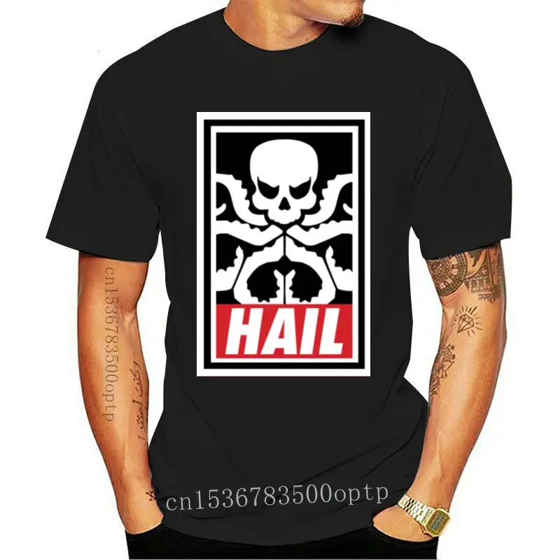 

New Printed Men T Shirt Cotton tshirt Hail Hydra O-Neck Short-Sleeve Women T-Shirt