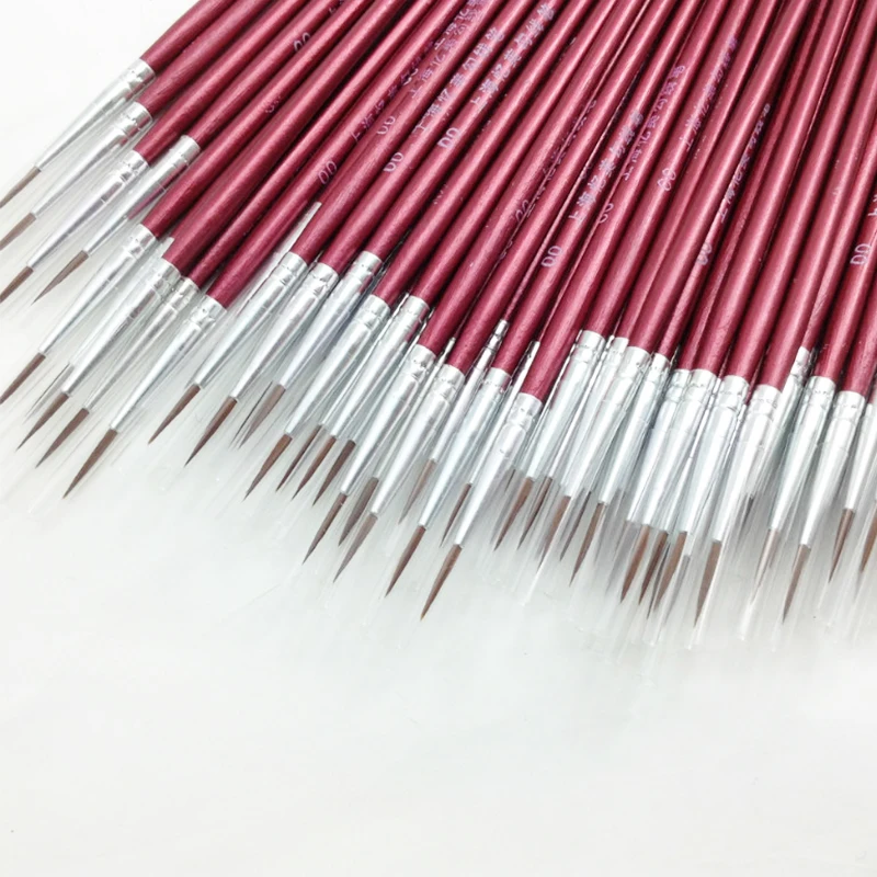

Fine/Thin Hook Line Brush Pen Watercolor/Gouache/Acrylic/Digital Oil Painting Small Brush Drawing Art Paint Pen Nylon Brush Tool