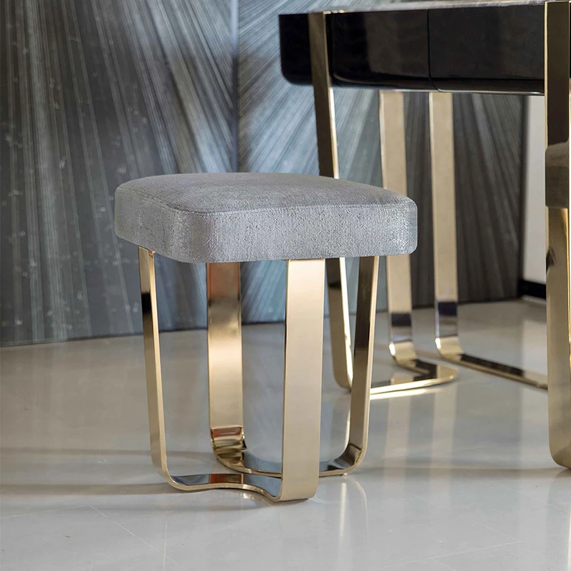 

Роскошный туалетный стул GY светильник, минималистичный стул для спальни, дизайнерская модная мягкая сумка, итальянский стул для макияжа, Ту...