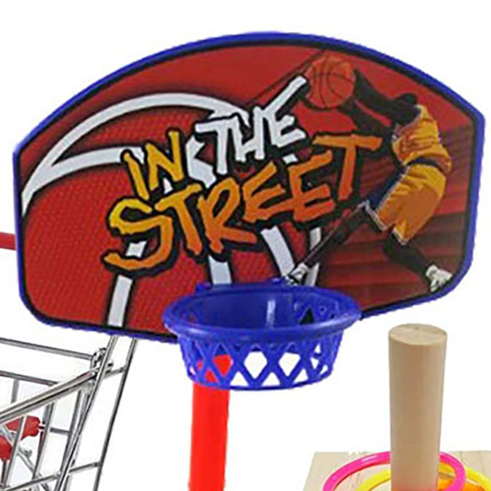 

4Pcs Bird Training Intelligence Toy Set Include Trolley Training Rings Basketball For Parakeets Cockatiels Macaws