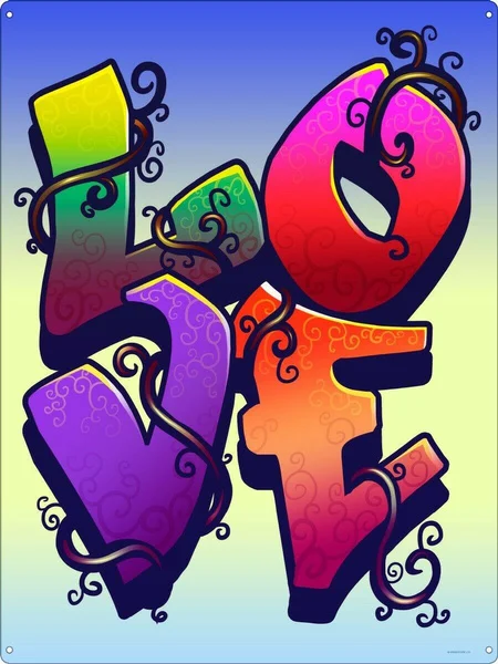 

Tin Sign LOVE Coffee Bar Decoration Home Decor