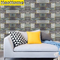 haohome brick wallpaper peel and stick wallpaper roll stone brick self adhesive wallpaper mural wall stickers for living room