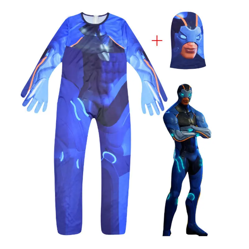 

New Fortress cos party modeling children's role-playing bodysuits in the big boy cartoon performance eating chicken game costume