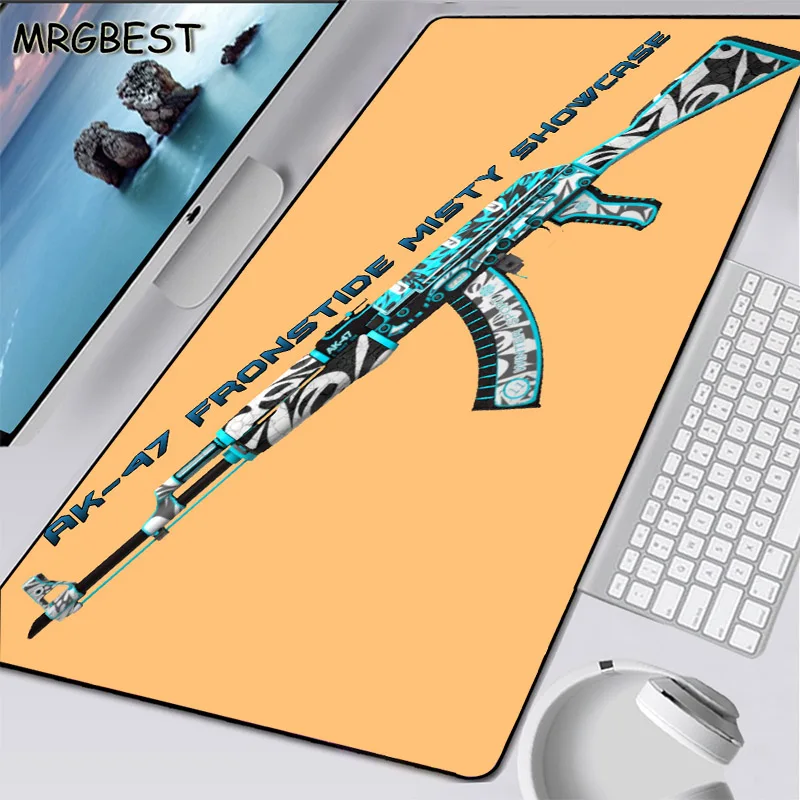 Большой коврик для мыши MRGBEST CS GO Lockedge с рисунком пистолета компьютерных игр Dota2