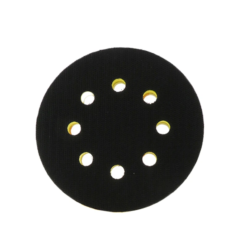 

5 Inch 8-holes Sanding Polishing Disc Yellow Sandpaper Grinding Car Paint Tray