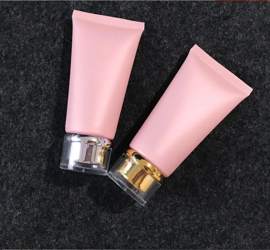 Пластиковый розовый Мягкий Тюбик 50 мл мягкое средство для мытья рук крем