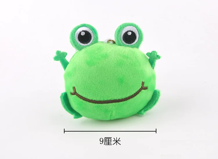 Kawaii мультфильм лягушка плюшевые игрушки милая плюшевая зверушка лягушка игрушечная печать кукла кулон для детей мальчиков девочек