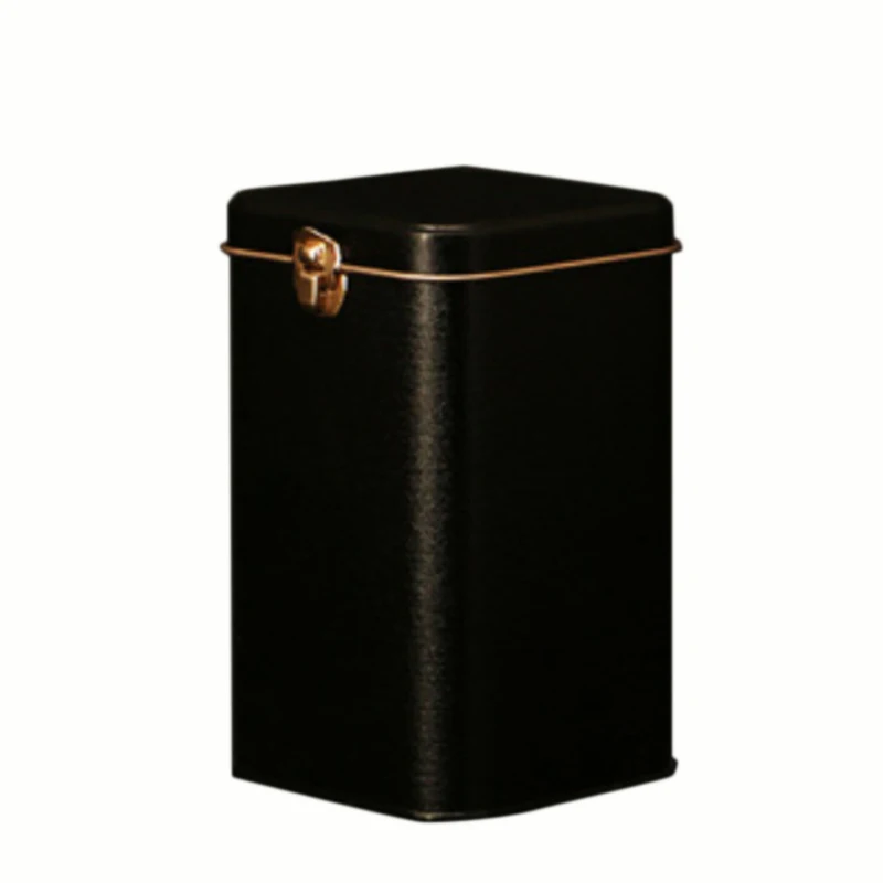 2x металлические чайные банки высокий замок класса жестяная коробка для кофе