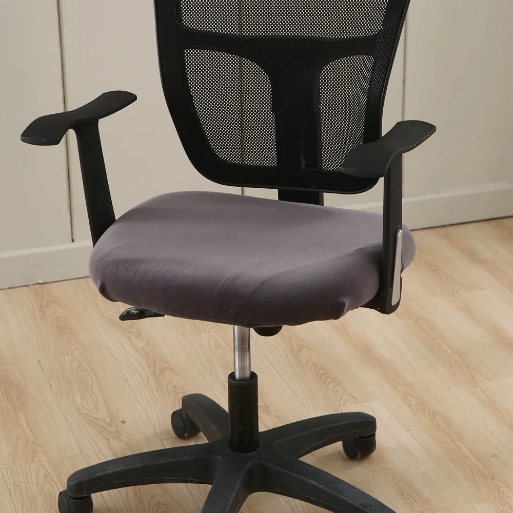 Чехлы на стулья офисные спандекс эластичный стрейч твердые руки стул протектор