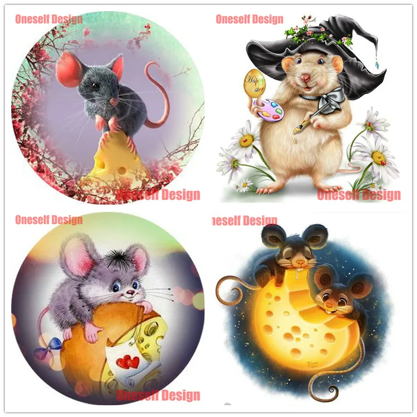 Популярная 5d Алмазная мозаика продажа мышь алмазная живопись полная вышивка