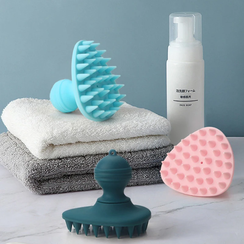 

1 шт., силиконовая щетка для массажа головы, от перхоти