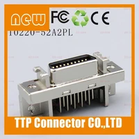 2pcslot 10220 52a2plscsi 20pin connector 100 new and original