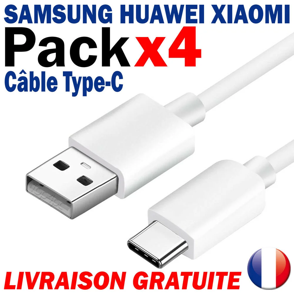 

Chargeur Cable USB Type-C Pour For Xiaomi Redmi Note 9 Samsung A10 A20e Huawei P30