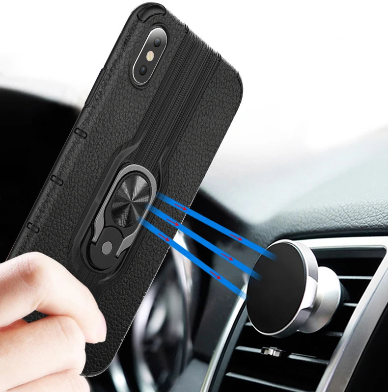 Чехол Alita Coque для iPhone XR магнитный кольцевой кронштейн держатель телефона