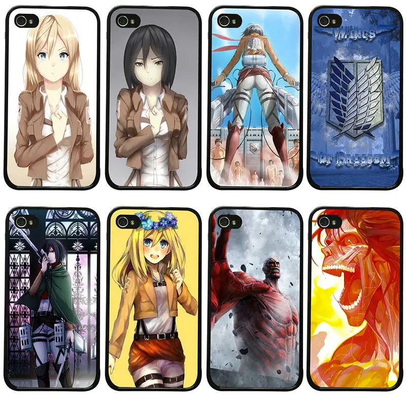 Чехол с рисунком из японского аниме атака на Титанов | Мобильные телефоны и