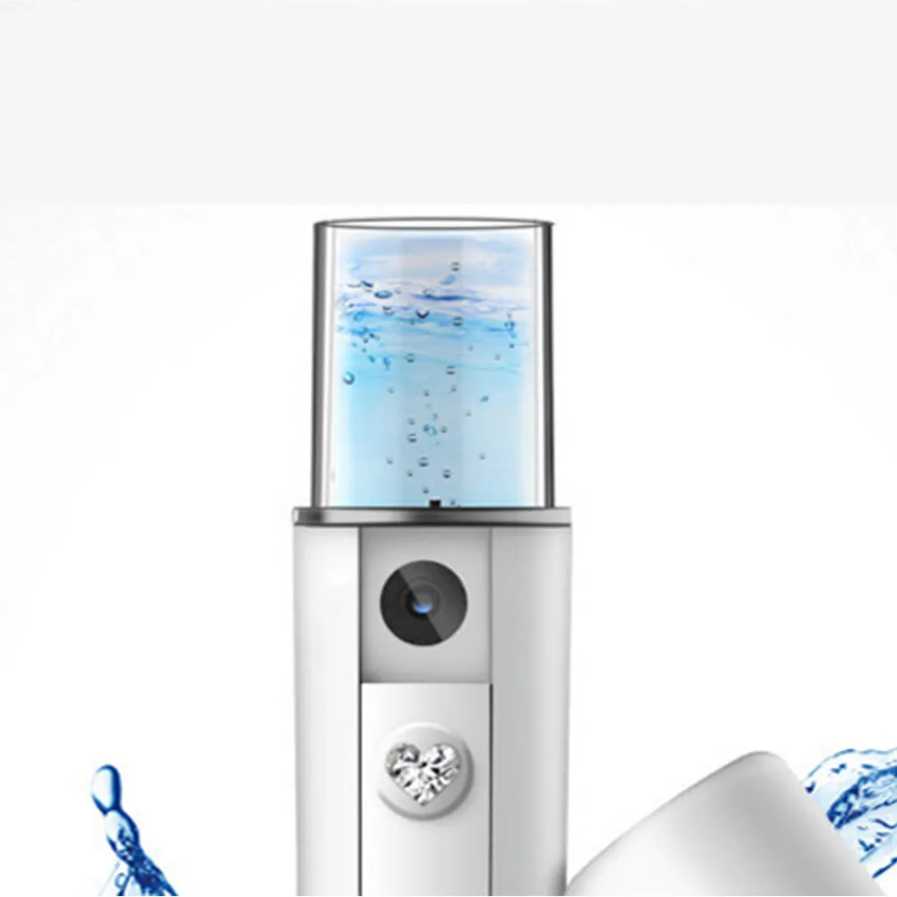 

Nano SprayPortable Moisture Meter Facial Humidifier for Hydrating Skin Nebulizer Face Care Water Spray Bottle USB Charging